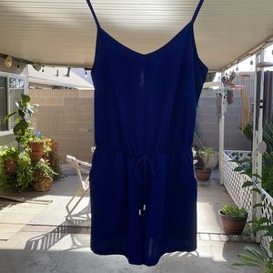 One Clothing Navy Blue Romper